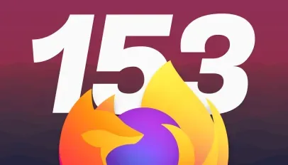 Captura de pantalla de Firefox 153 mostrando pestañas contenedoras y nueva interfaz con esquinas redondeadas